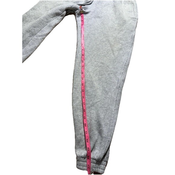aerie ANYTIME the sweat high waisted grey cotton fleece lined jogger pants Sz XS - Picture 7 of 10